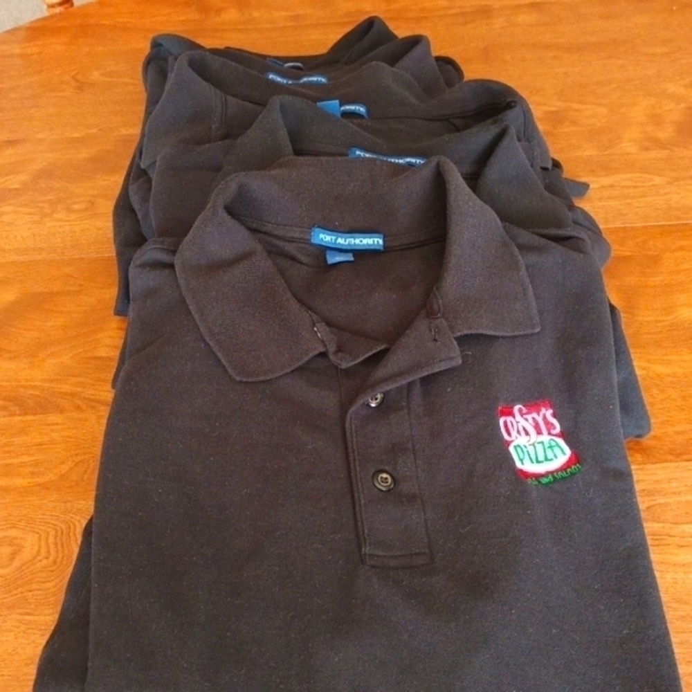 Men's Short Sleeve Polo Shirts XL, 5 shirts